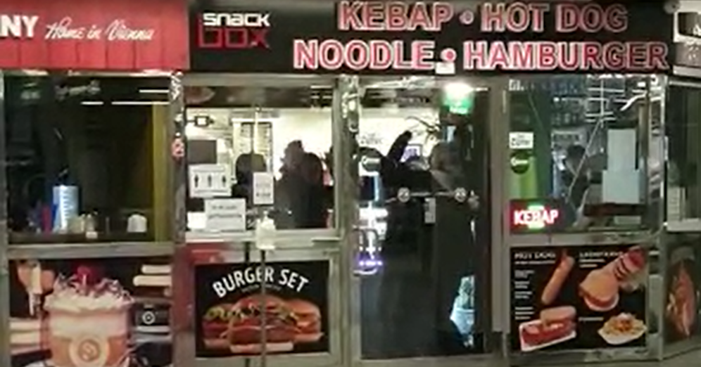 Am Mittwoch wurde in einem Kebabstand in Wien-Alsergrund gefeiert.