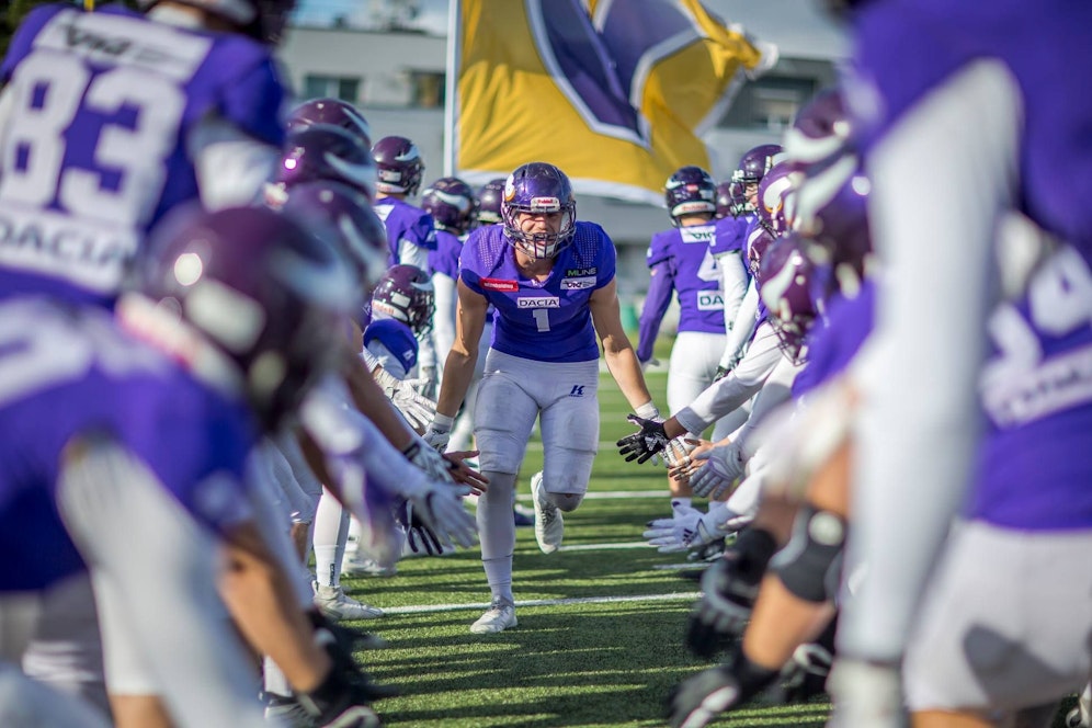 Vikings-Defensivspieler Leon Balogh. 