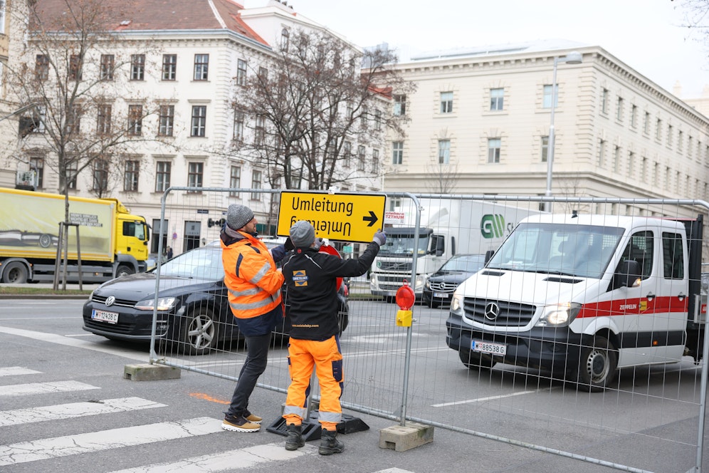 Am Donnerstag stellte die Stadt ihr Baustellenprogramm für Ostern und einen Jahresüberblick vor.