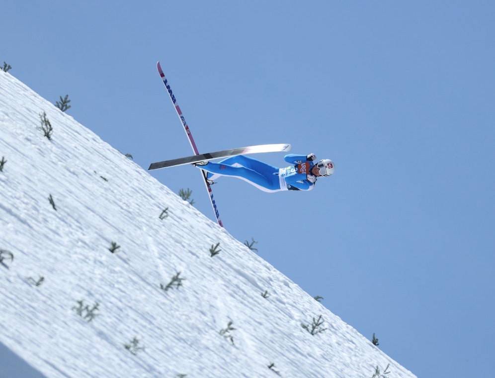 Daniel andre Tande kam schwer zu Sturz.&nbsp;