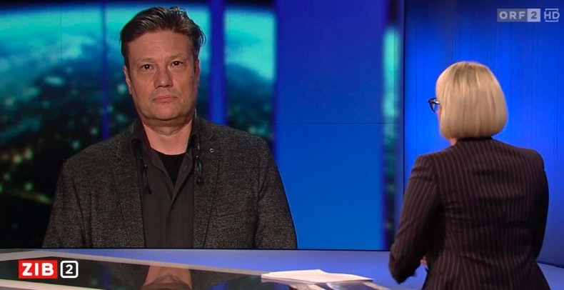 Intensivmediziner Thomas Staudinger in der ZiB2 am 26. März 2021