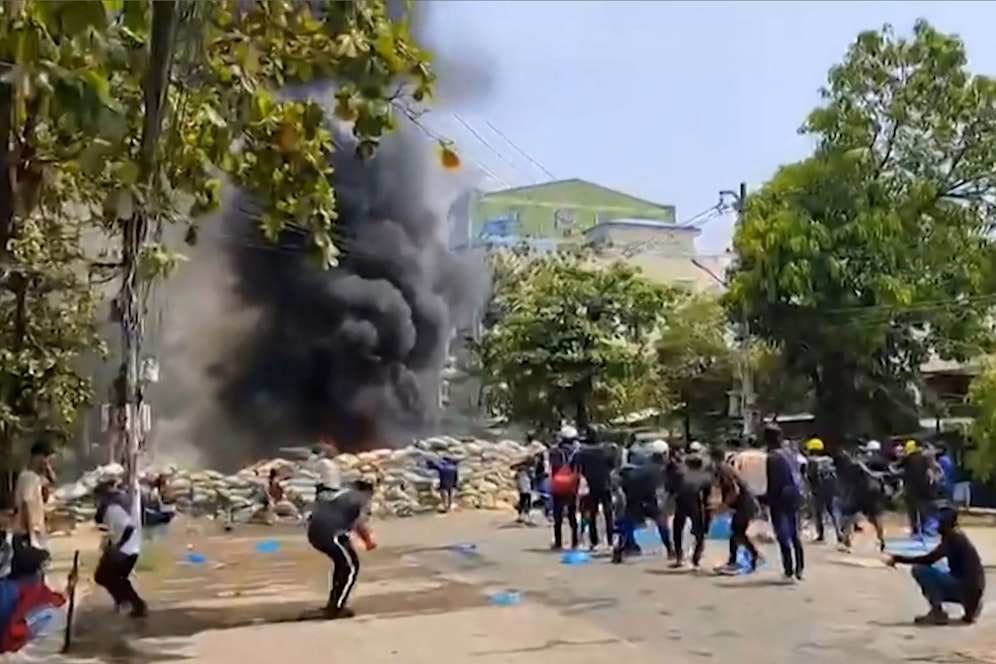 Proteste in Myanmar