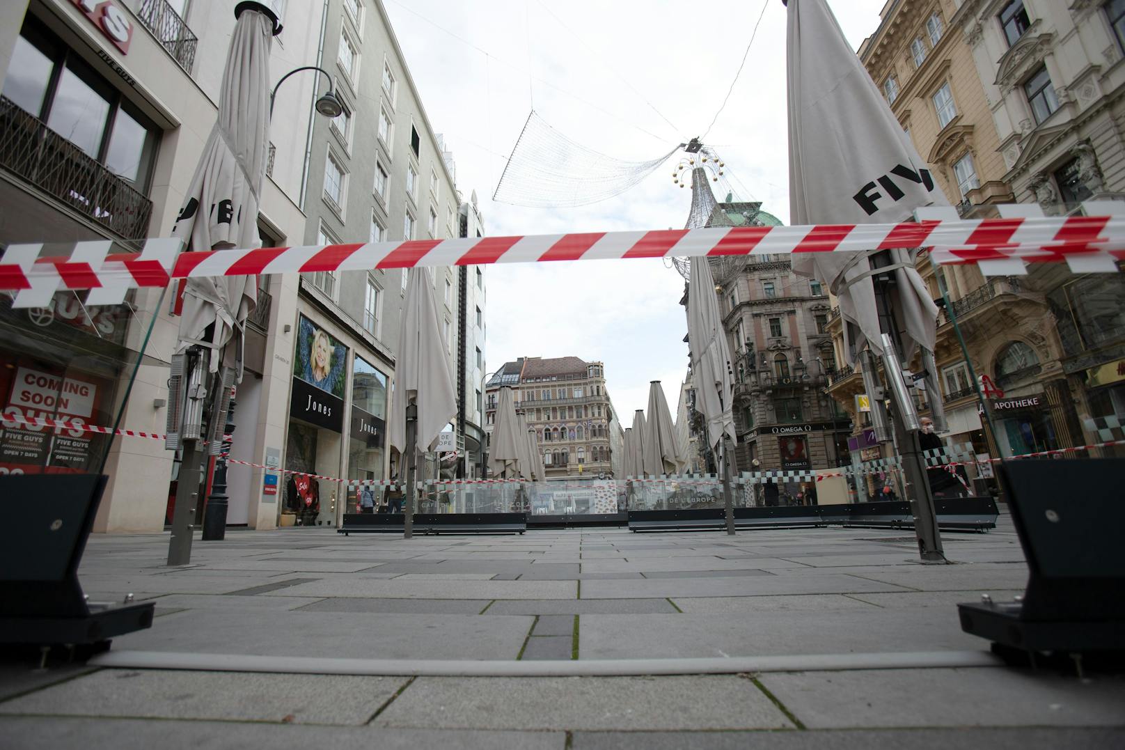 Der Lockdown in Wien dauert noch bis Samstag.