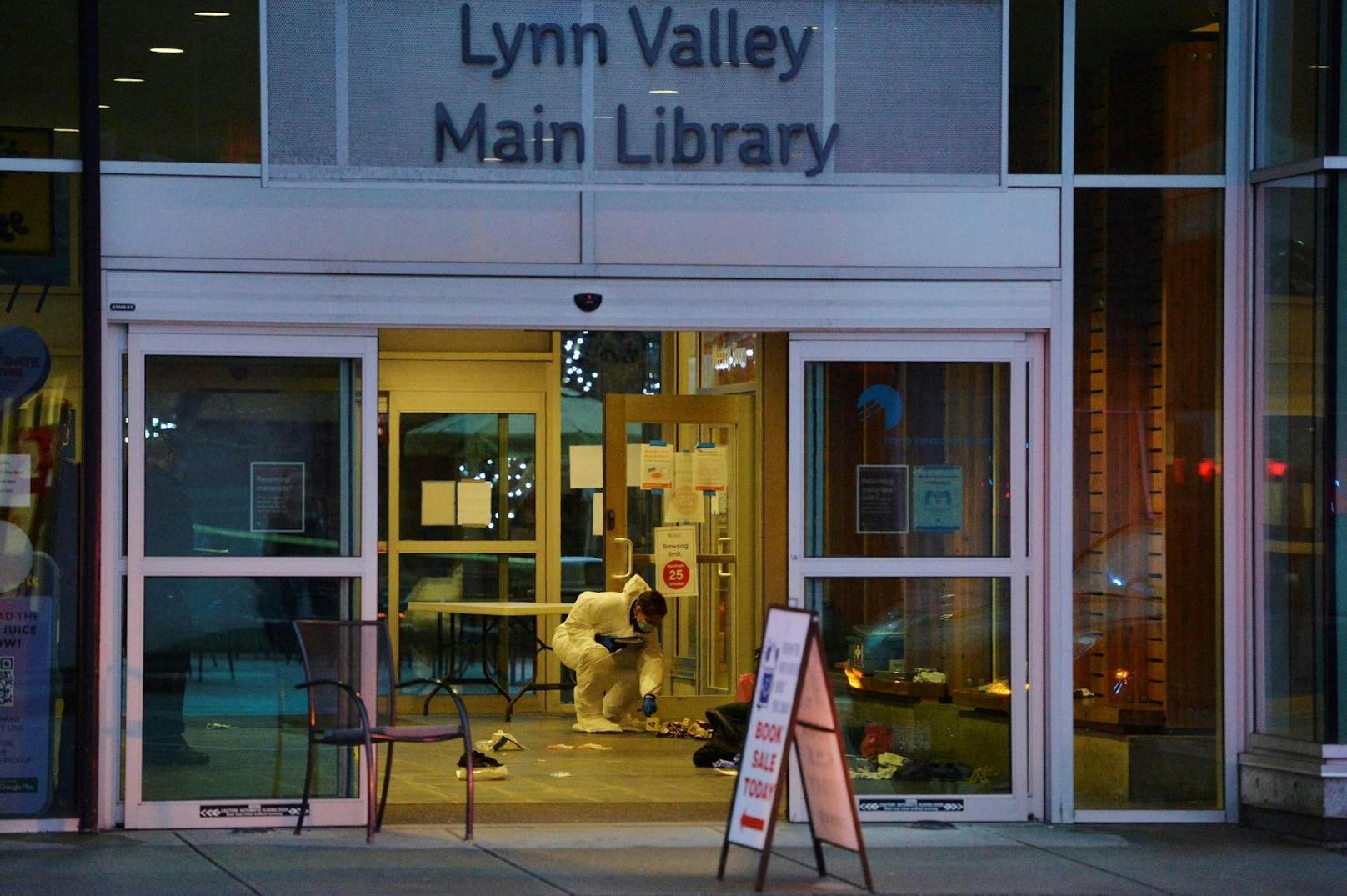 Hier kam es zum Messerangriff: die öffentliche Bibliothek im Stadtteil Lynn Valley im Norden von Vancouver.