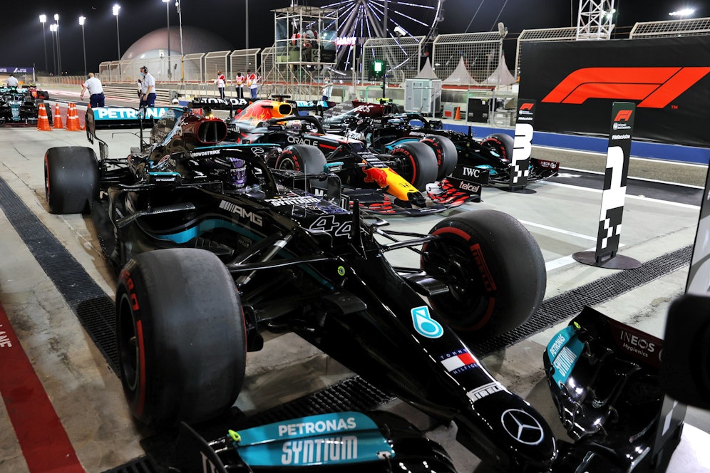 Hautnah dabei: Sieger-Bolide von Lewis Hamilton in Bahrain