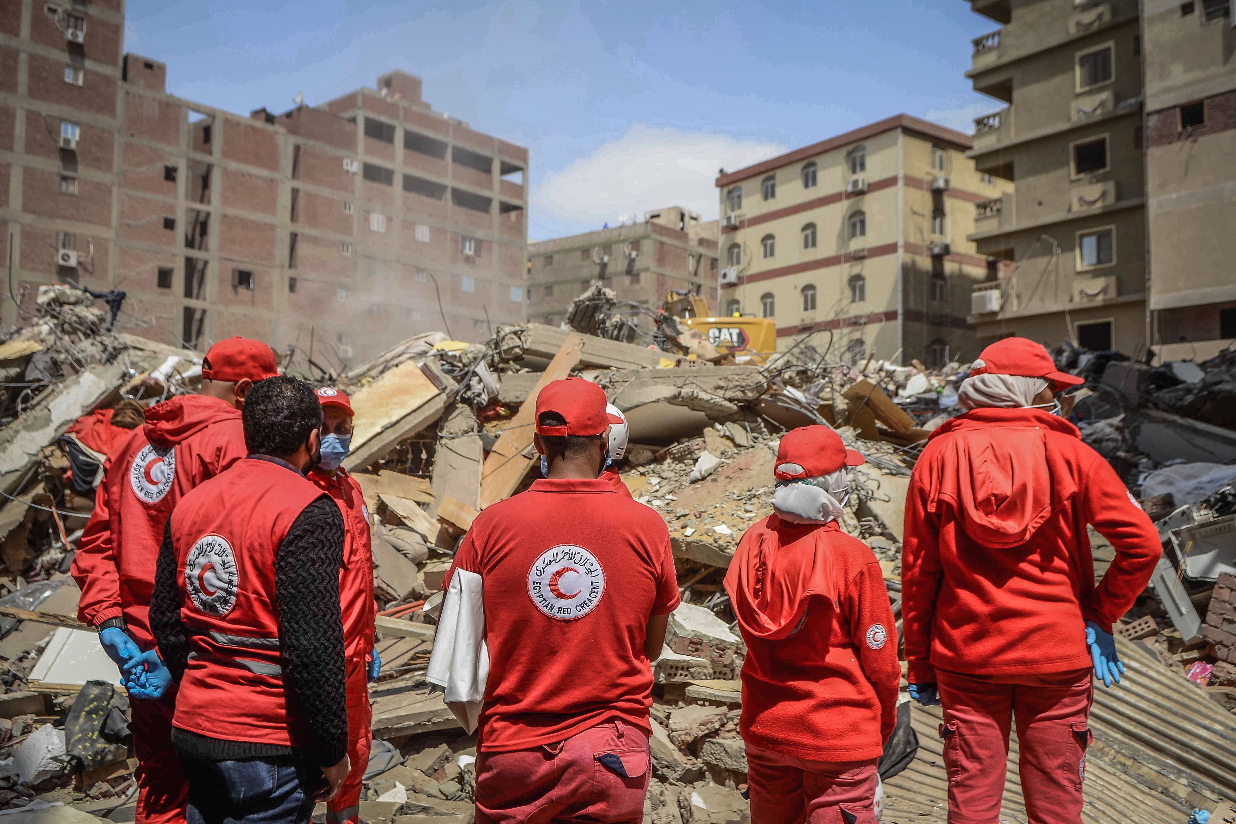 Einsturz eines Wohngebäudes in der ägyptischen Hauptstadt Kairo