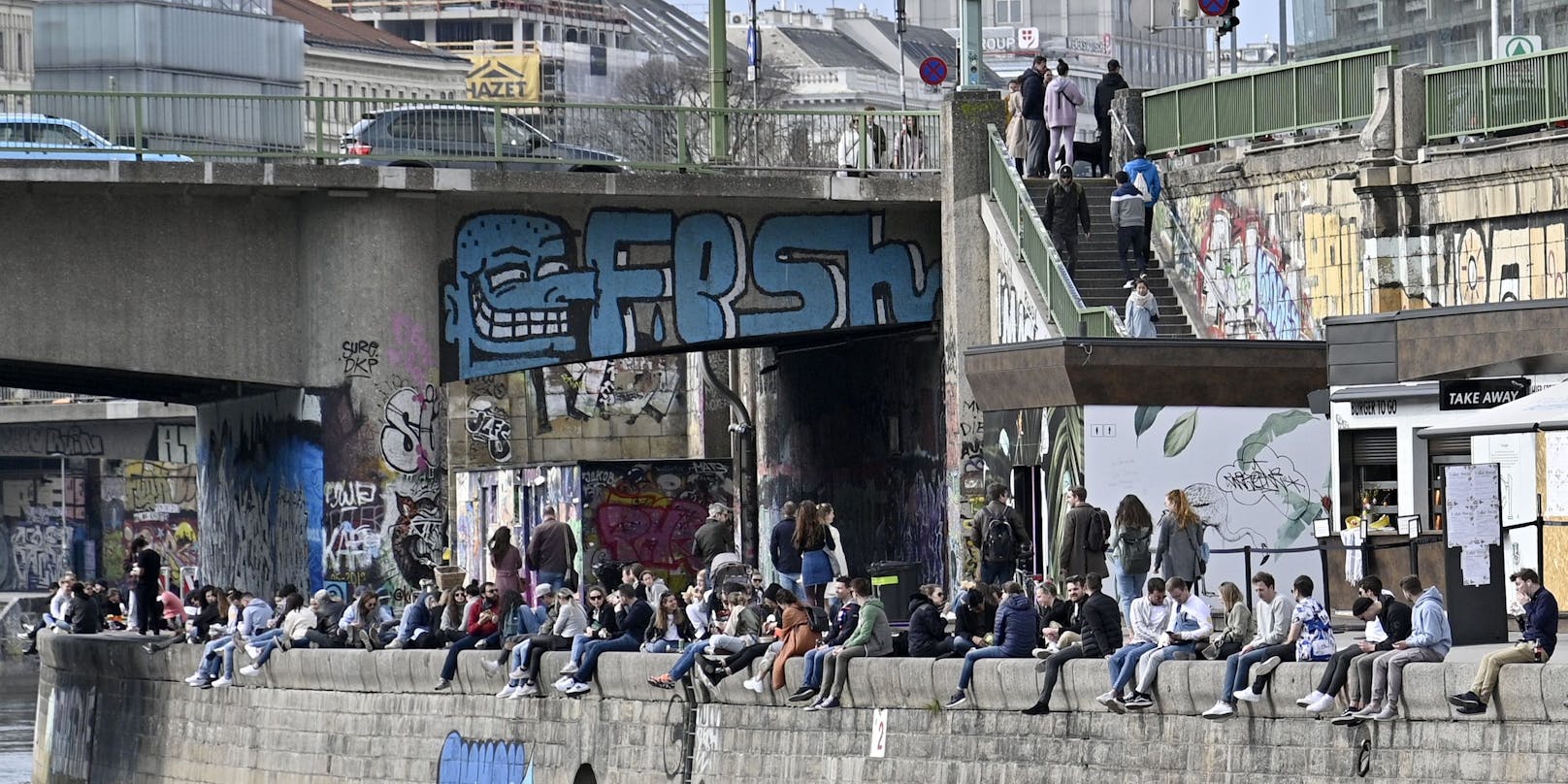 Chillen mit Freunden am Donaukanal? Wird ab der Osterruhe schwierig – und sinnvoll ist es sowieso nicht.