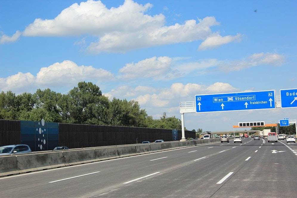 Symbolfoto der A2 bei Baden.