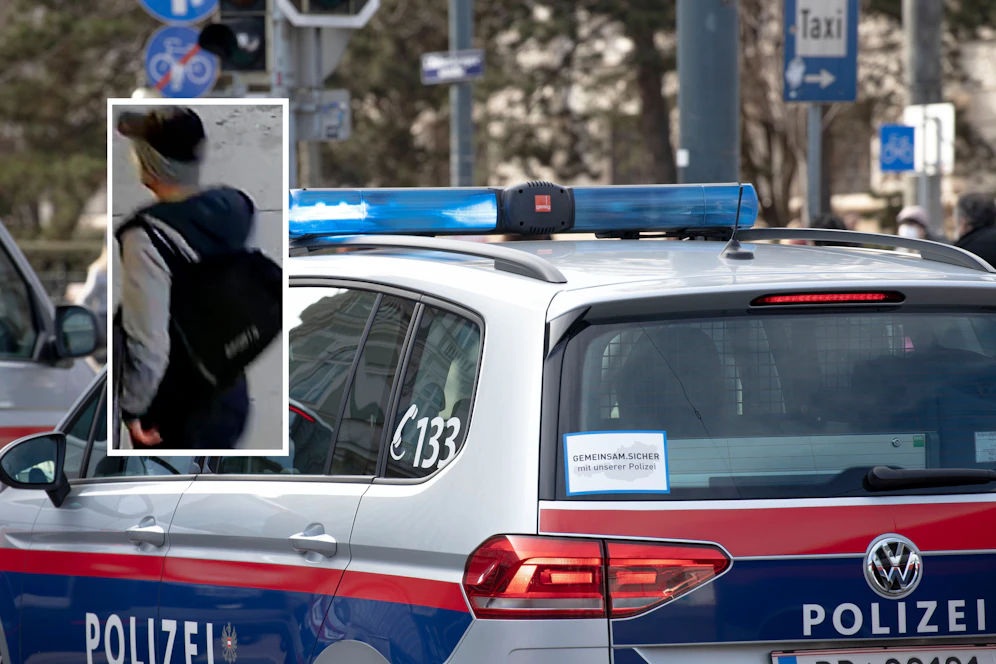 Die Polizei fahndet nach diesem mutmaßlichen Räuber. 