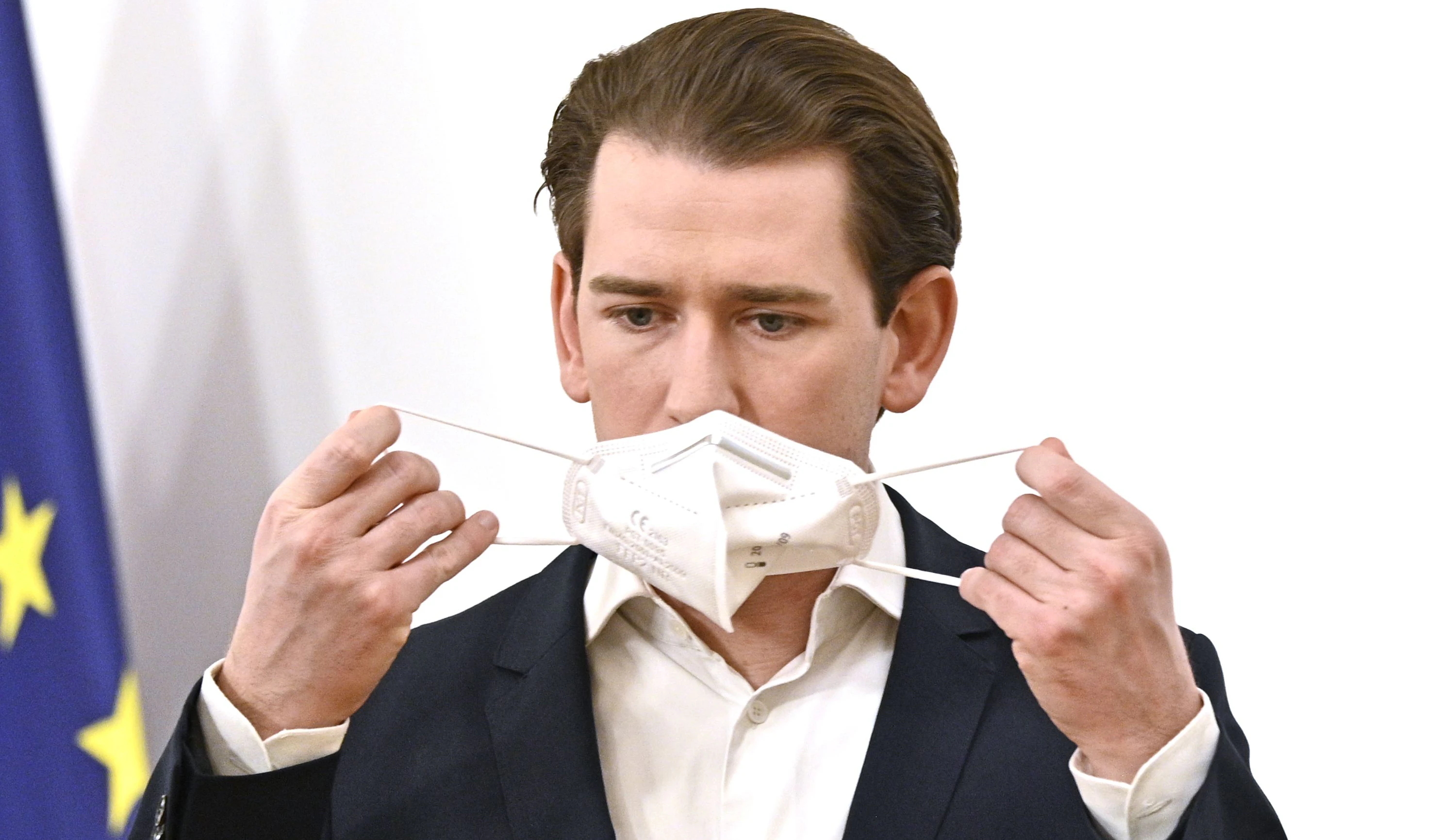 Bundeskanzler Sebastian Kurz (ÖVP) meldet sich bei einer neuen Corona-Pressekonferenz.