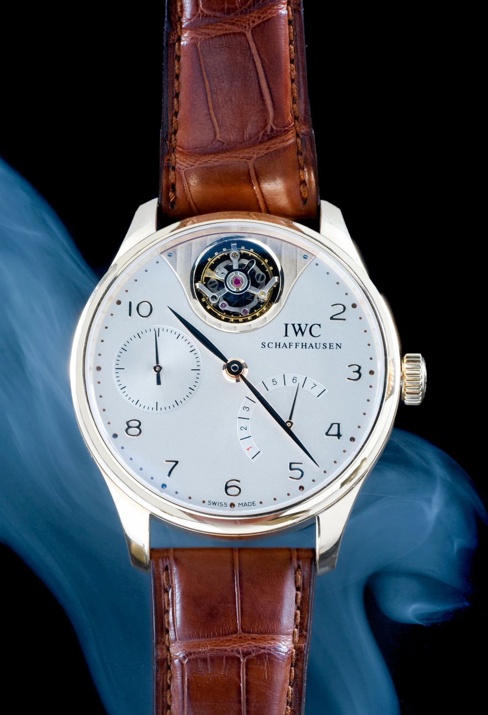 Teure Uhr verschwand (Symbolfoto einer IWC)