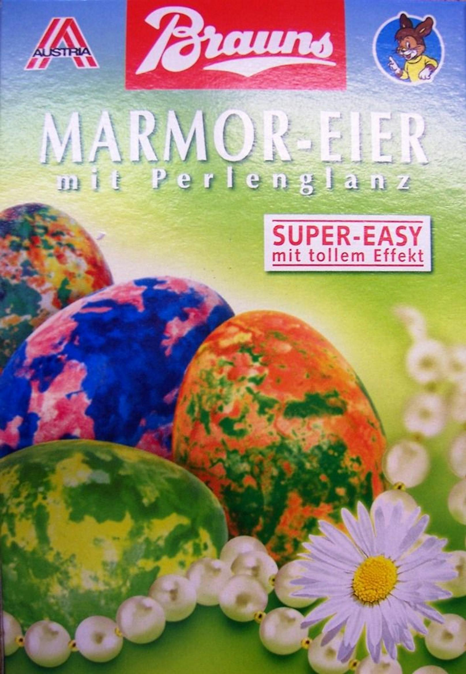 Brauns "Marmor-Eier mit Perlenglanz" bei&nbsp;SPAR, INTERSPAR.