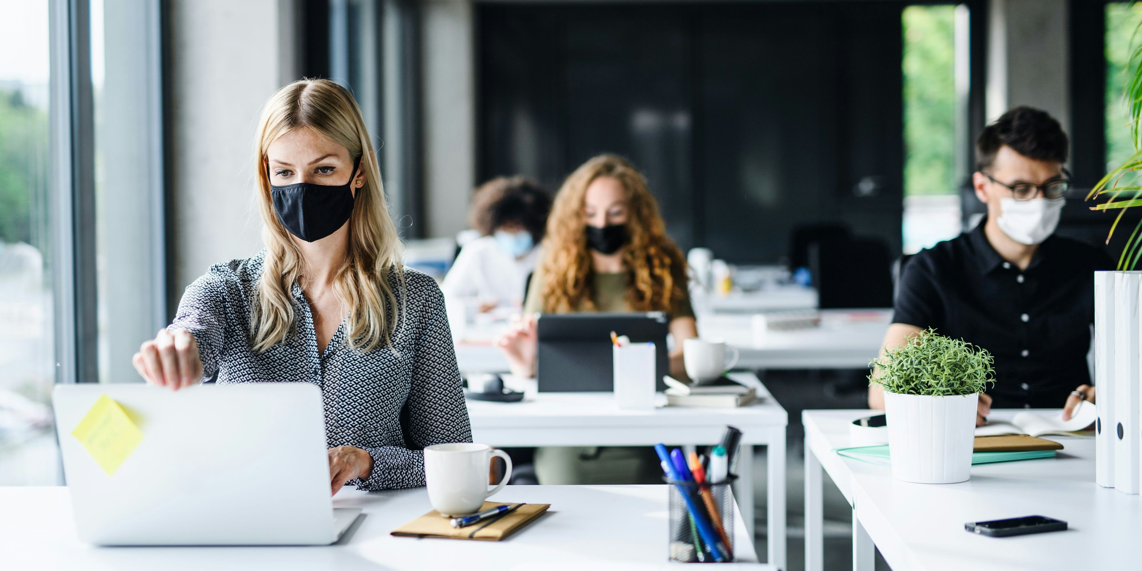 Arbeitsplatz, Corona, Maskenpflicht