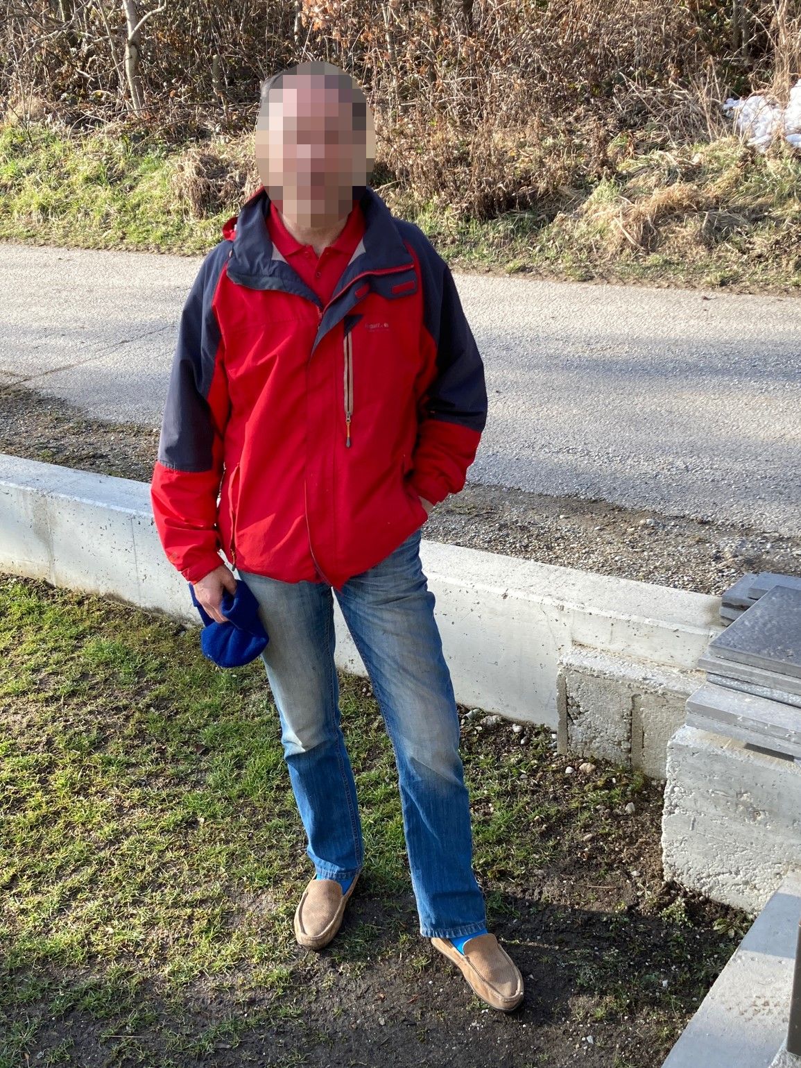 Der Mann wurde in Wien gefunden.