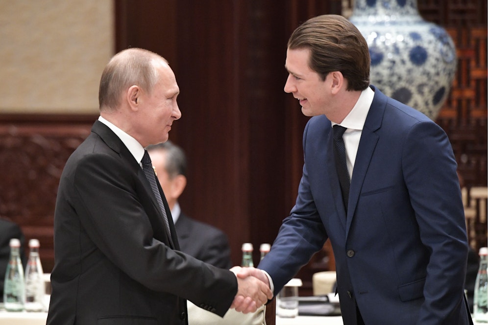 Kurz und Putin telefonierten.