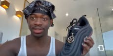 Blut im Schuh! Rapper schockt Fans mit "Satan Sneakers"