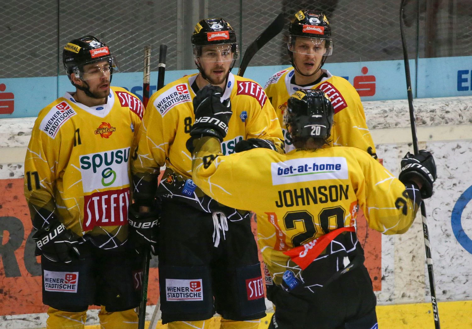 Jubel bei den spusu Capitals