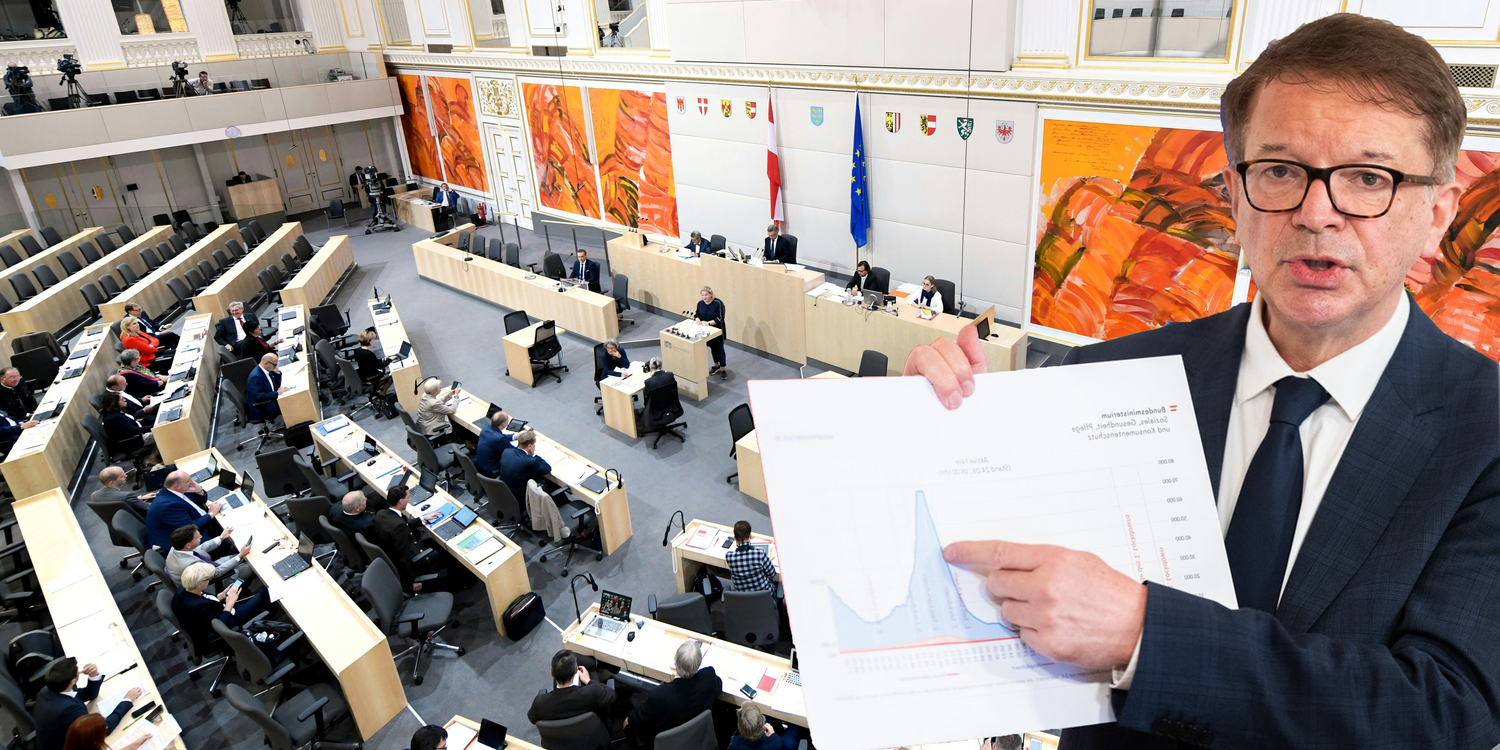 Gesundheitsminister Rudolf Anschober appelliert an den Bundesrat