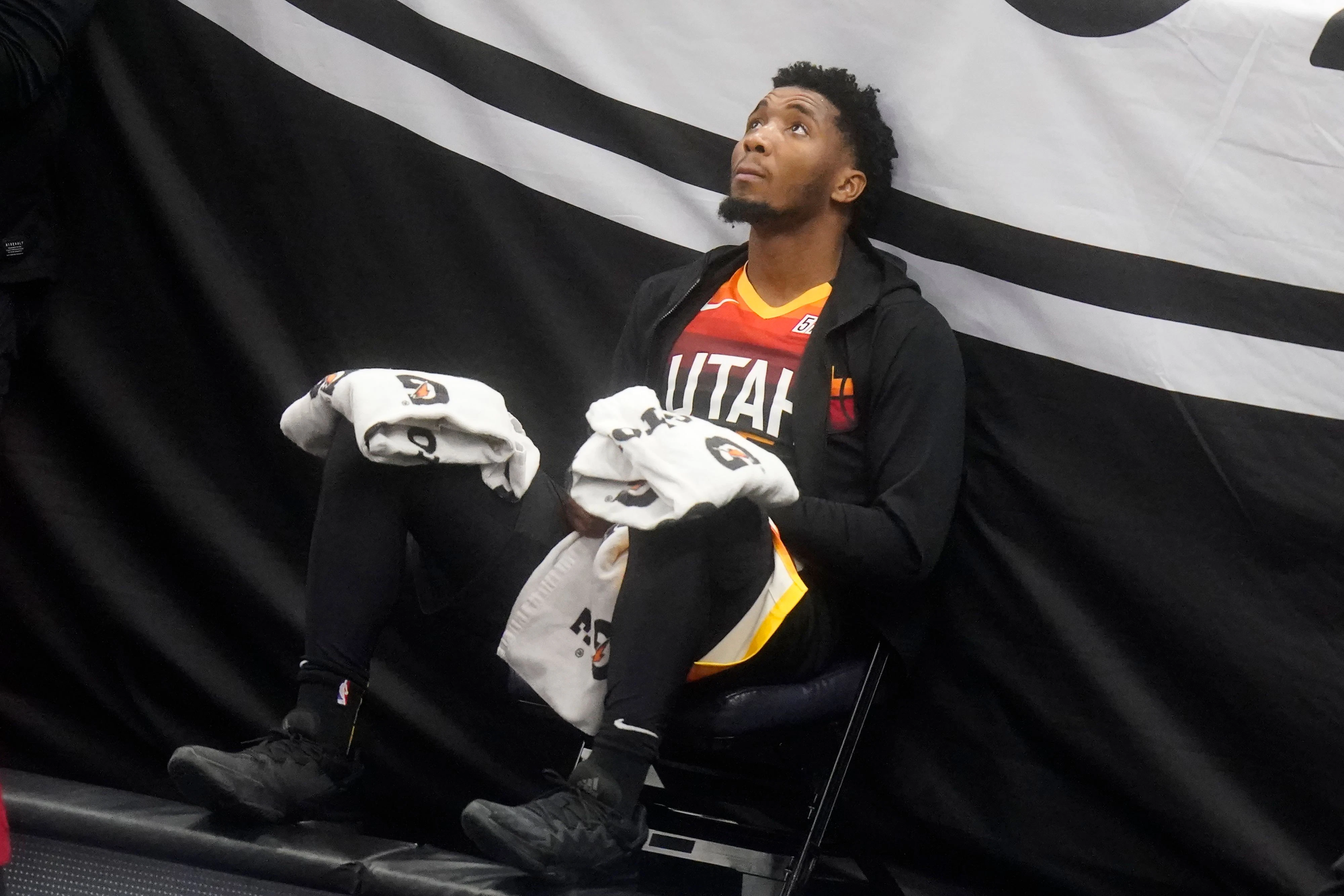 Utah Jazz "guard" Donovan Mitchell