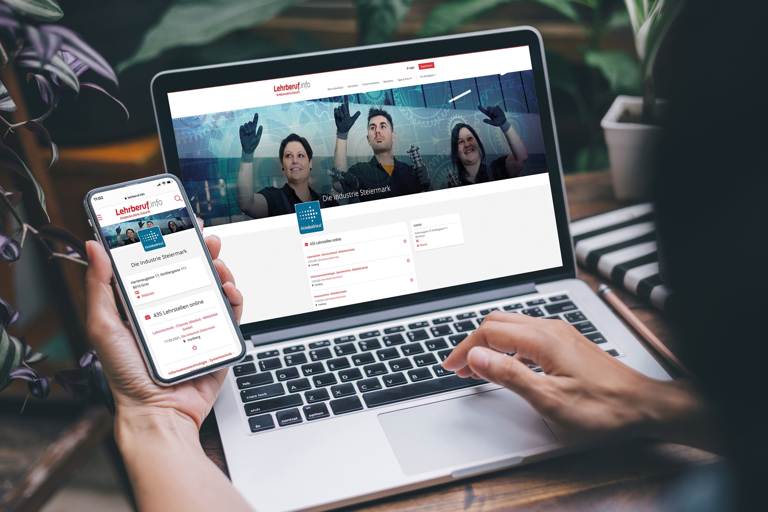 Steirische Industrie setzt bei der Lehrlingssuche auf Lehrberuf.info.