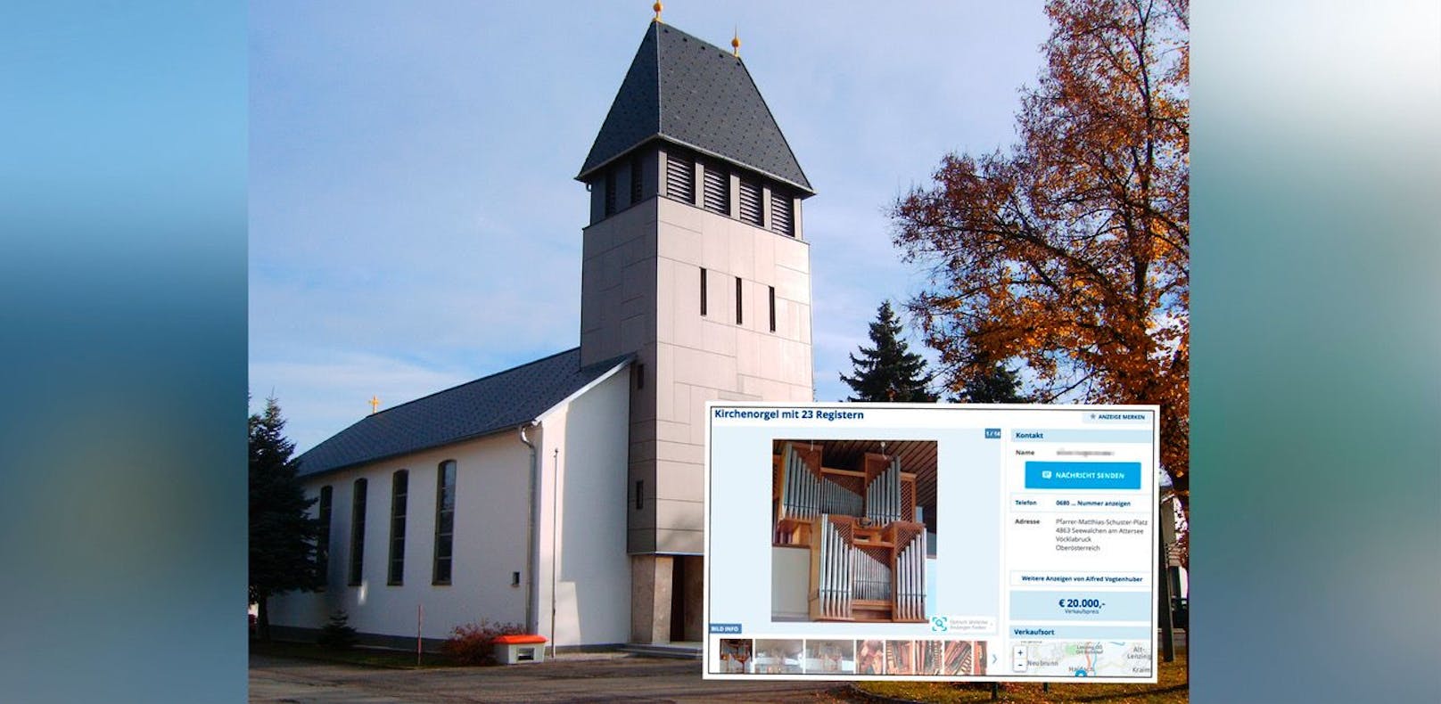 Niemand will die Kirchenorgel der Pfarre Rosenau kaufen.