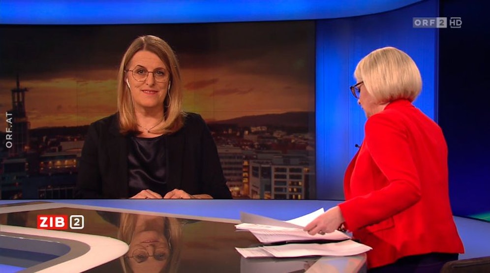 Niederösterreichs Gesundheitslandesrätin Ulrike Königsberger-Ludwig (SPÖ) in der ORF 