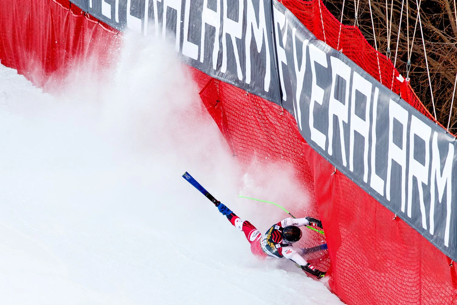 Der schwere Bormio-Crash von Christopher Neumayer (2019).