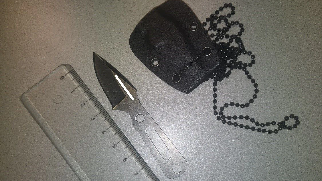 Dieses Messer wurde beim Ex-Lebensgefährten sichergestellt.