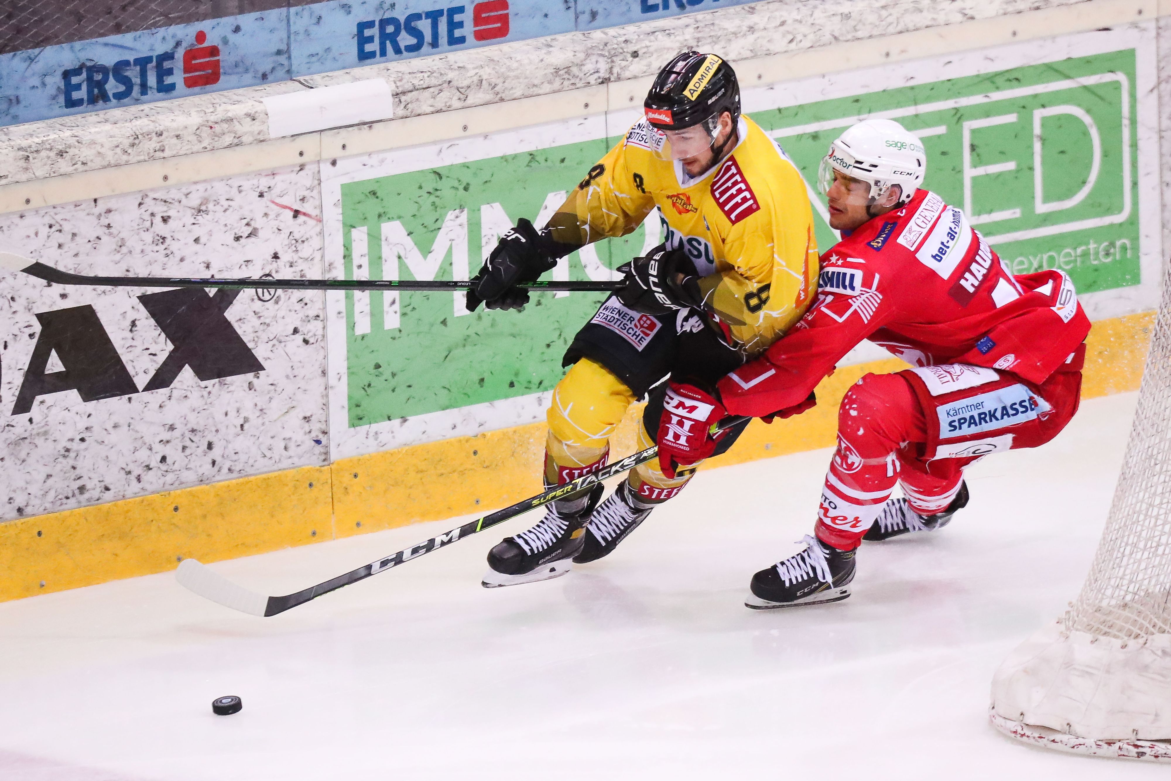 Die Caps kassierten gegen den KAC eine Niederlage