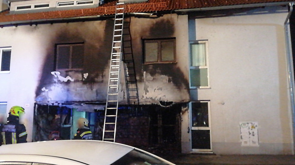 Ein Mehrparteienwohnhaus brannte.&nbsp;