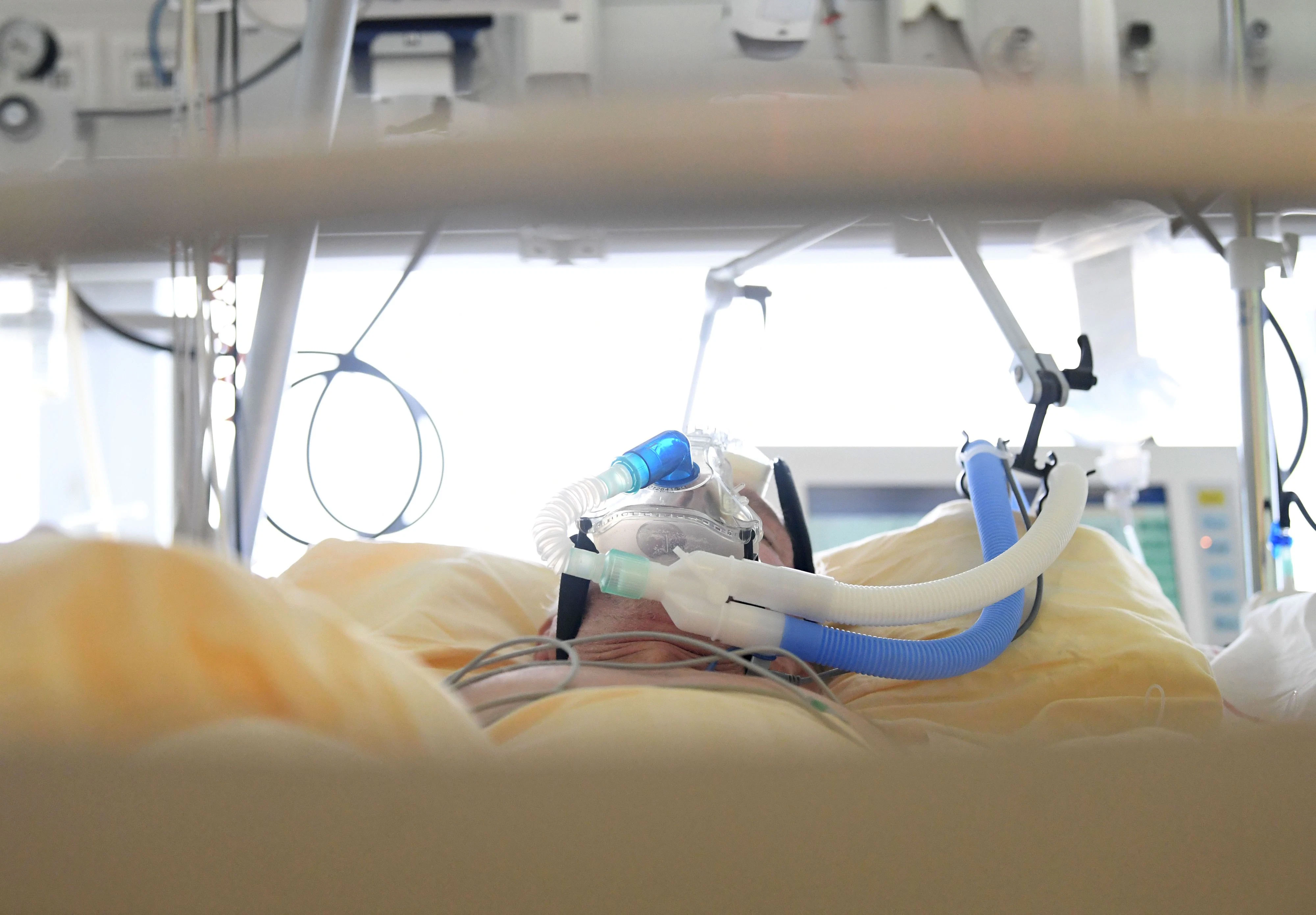 Ein Patient auf der Intensivstation in Tulln
