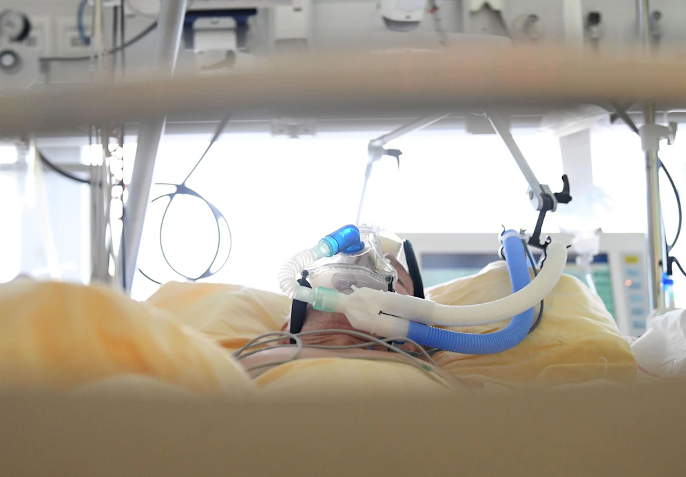 Ein Patient auf der Intensivstation in Tulln