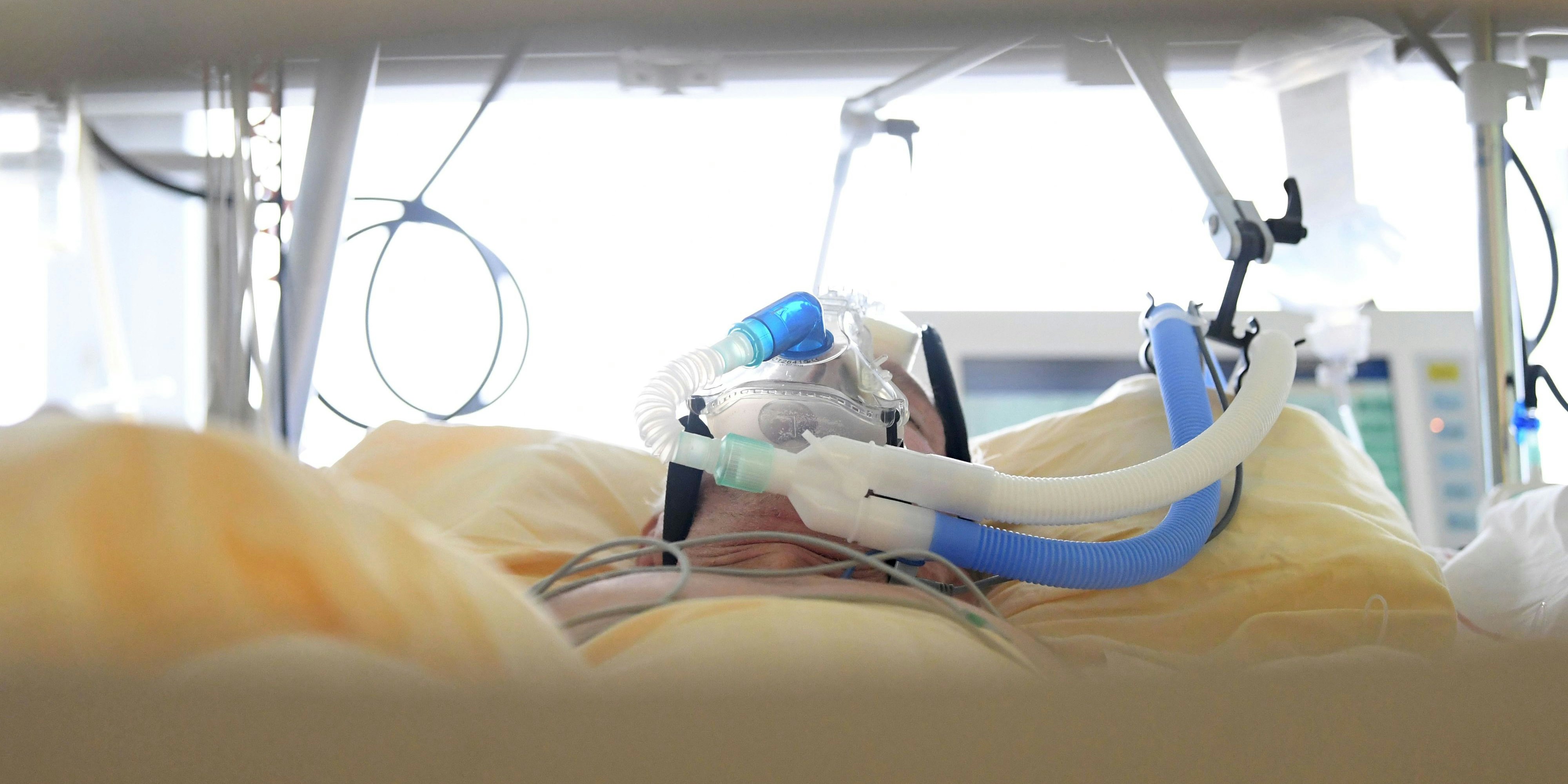 Ein Patient auf der Intensivstation in Tulln