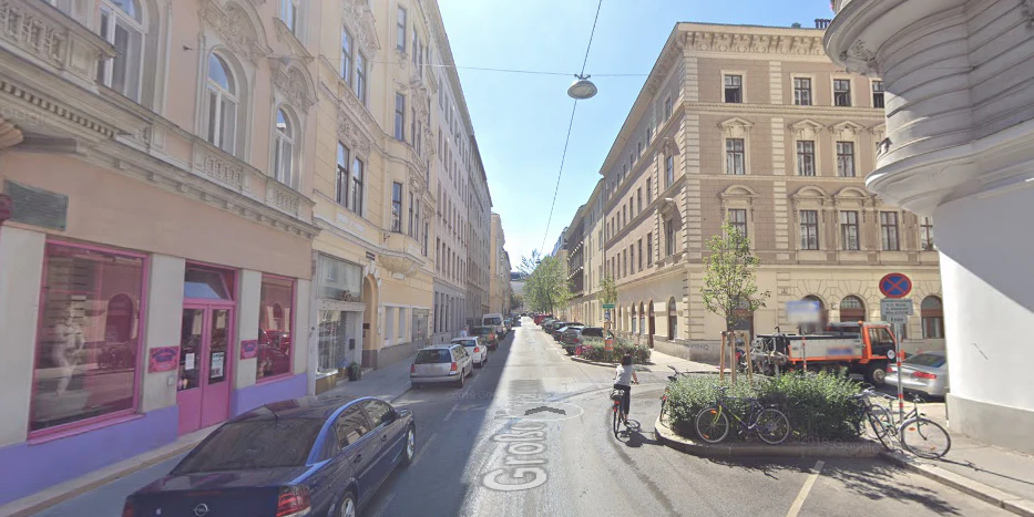 Die große Neugasse in Wien-Wieden