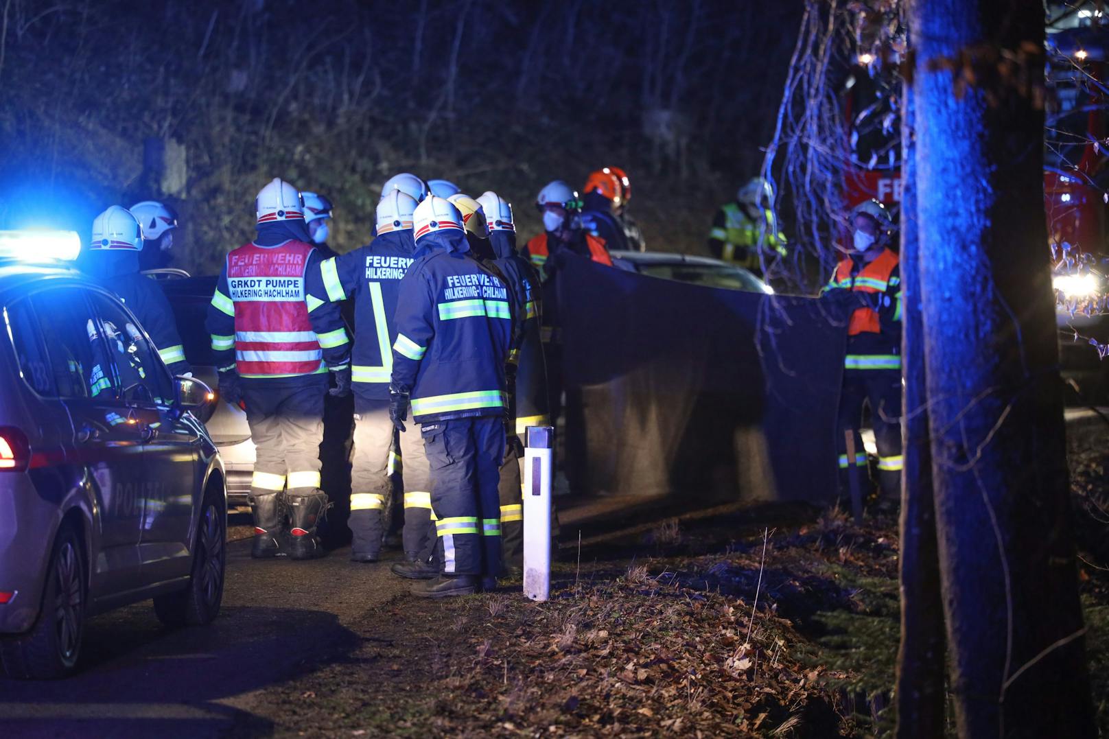 Für den Autofahrer kam jede Hilfe zu spät.