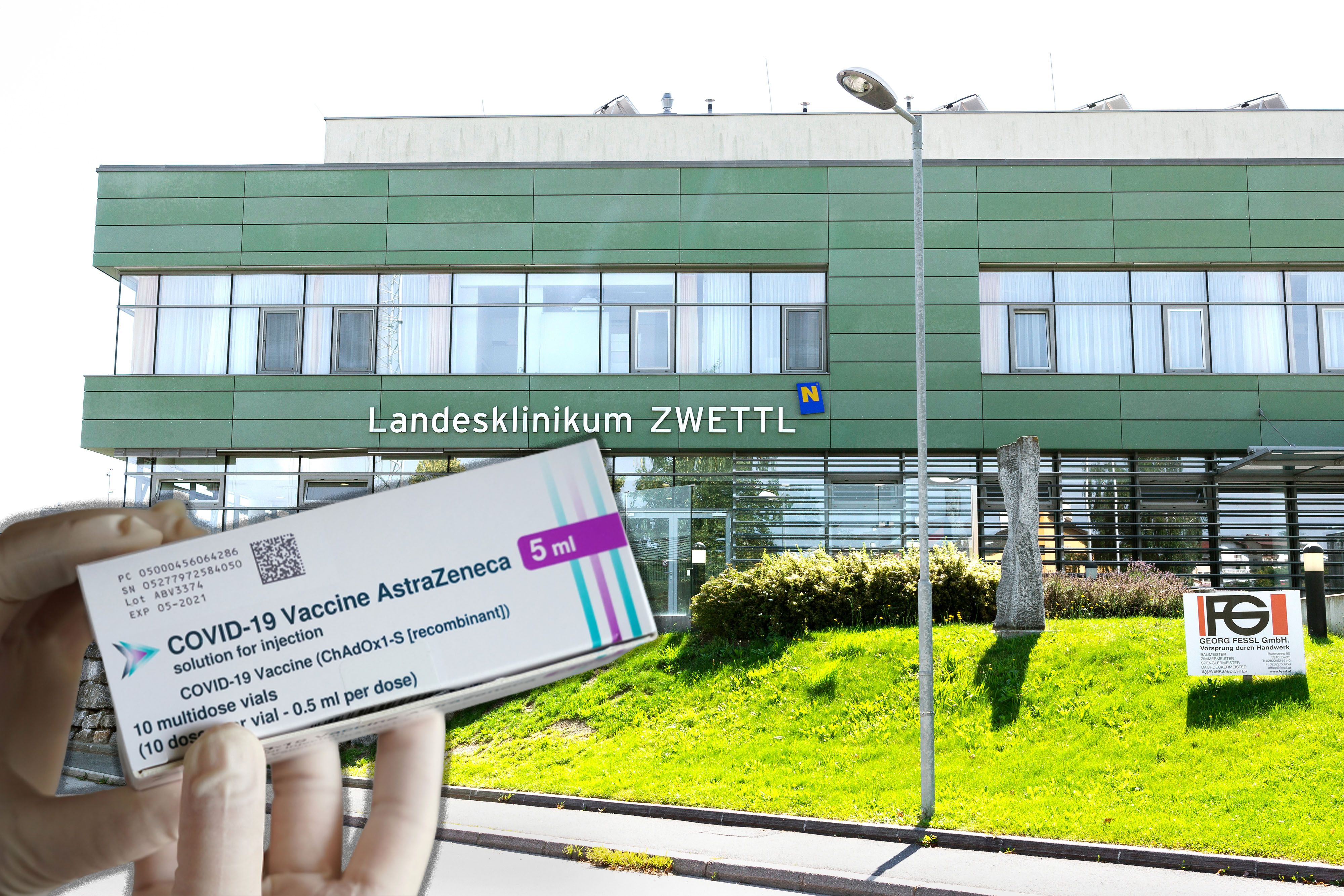 Nach einer Astrazeneca-Dosis im Landesklinikum Zwettl kam es zu einem Todesfall.