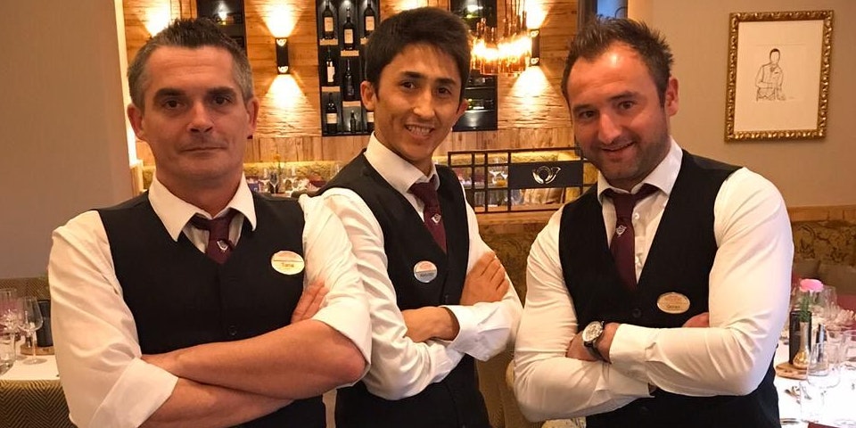 Abdullah mit Gastro-Kollegen