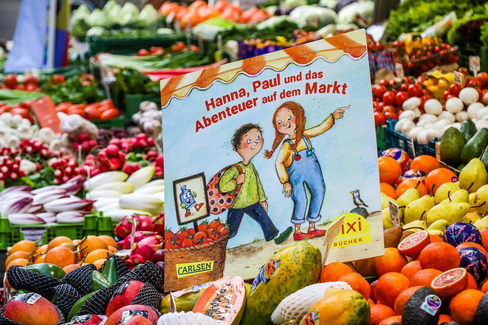 Das neue Pixi-Buch erklärt den Tierschutz auf Wiens Märkten und bietet Wissenswertes zum Thema Essen.