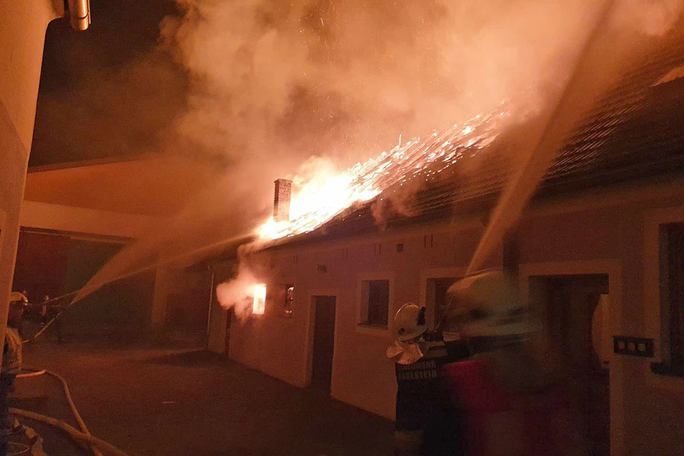 Großbrand in Thuma