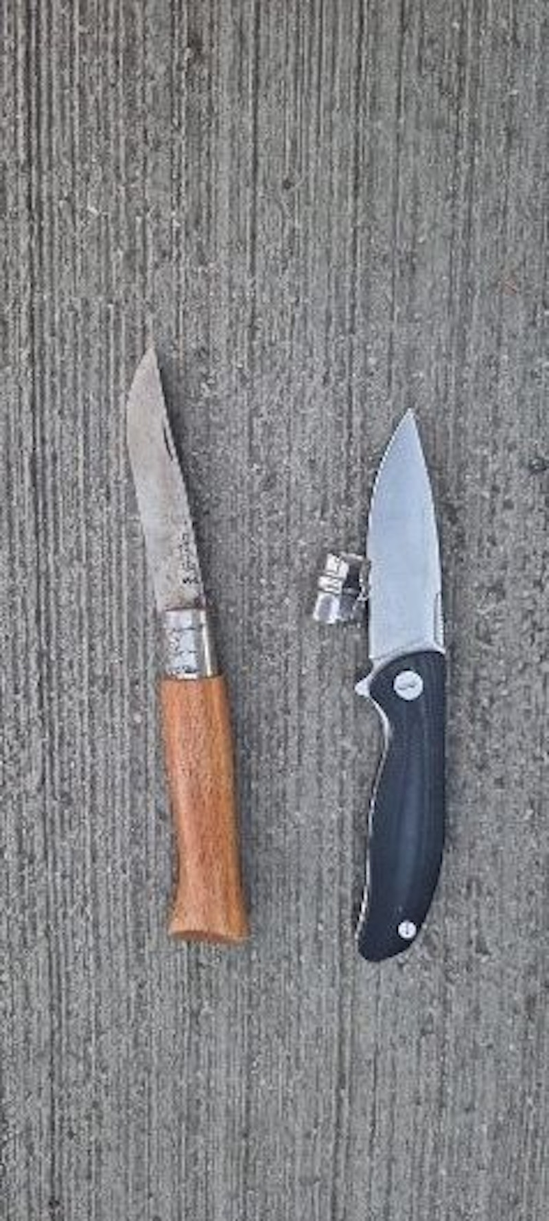 Die Wiener Polizei stellte bei der Corona-Demo gleich mehrere Messer sicher.
