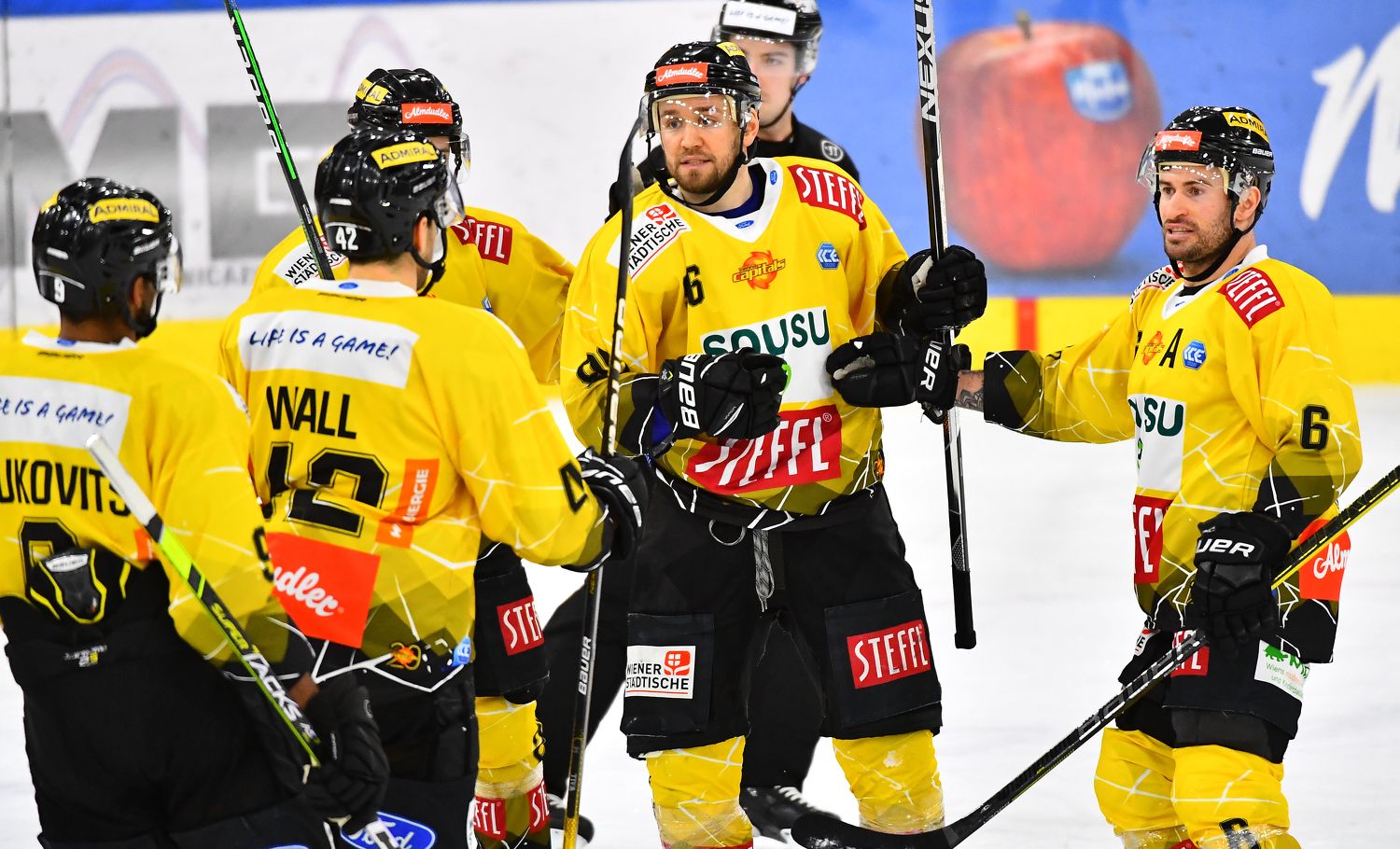 Die Vienna Capitals kämpfen gegen Fehervar um das Halbfinale.