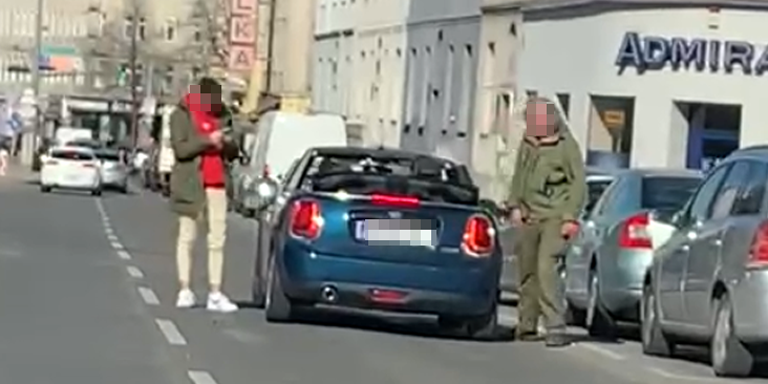 Der Mann hatte Glück, er war augenscheinlich nicht verletzt