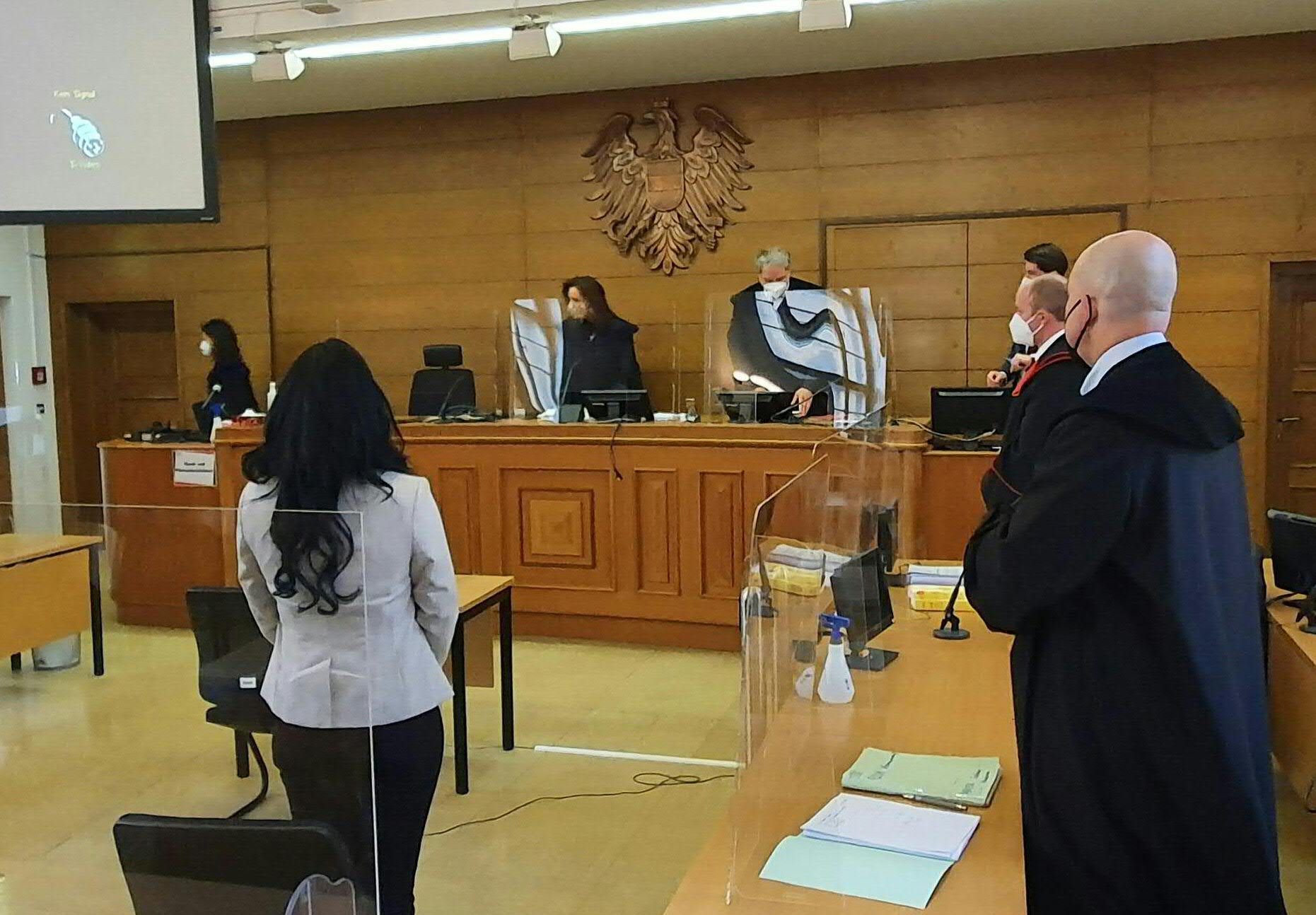 Die 41-Jährige wurde wegen Wiederbetätigung angeklagt und verurteilt. 