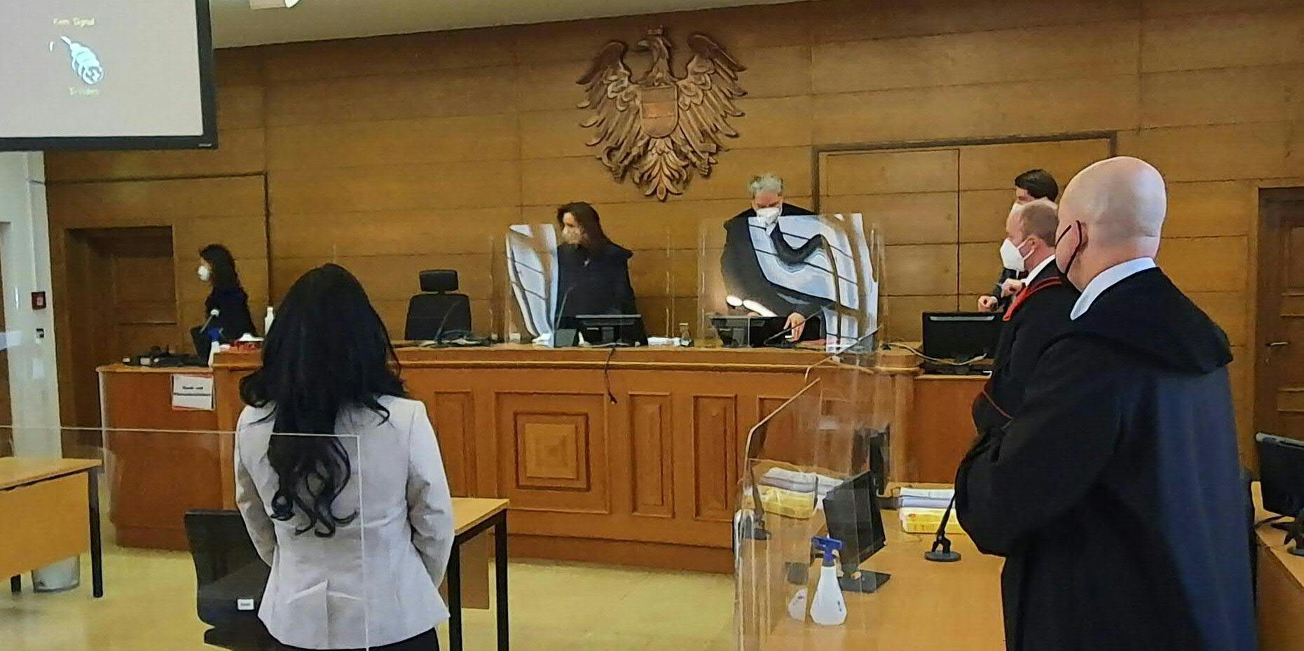 Die 41-Jährige wurde wegen Wiederbetätigung angeklagt und verurteilt. 