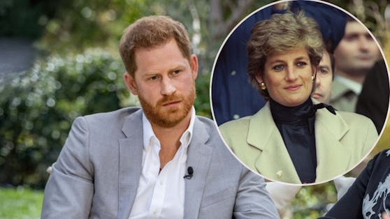 Prinz Harry und seine Mutter Prinzessin Diana