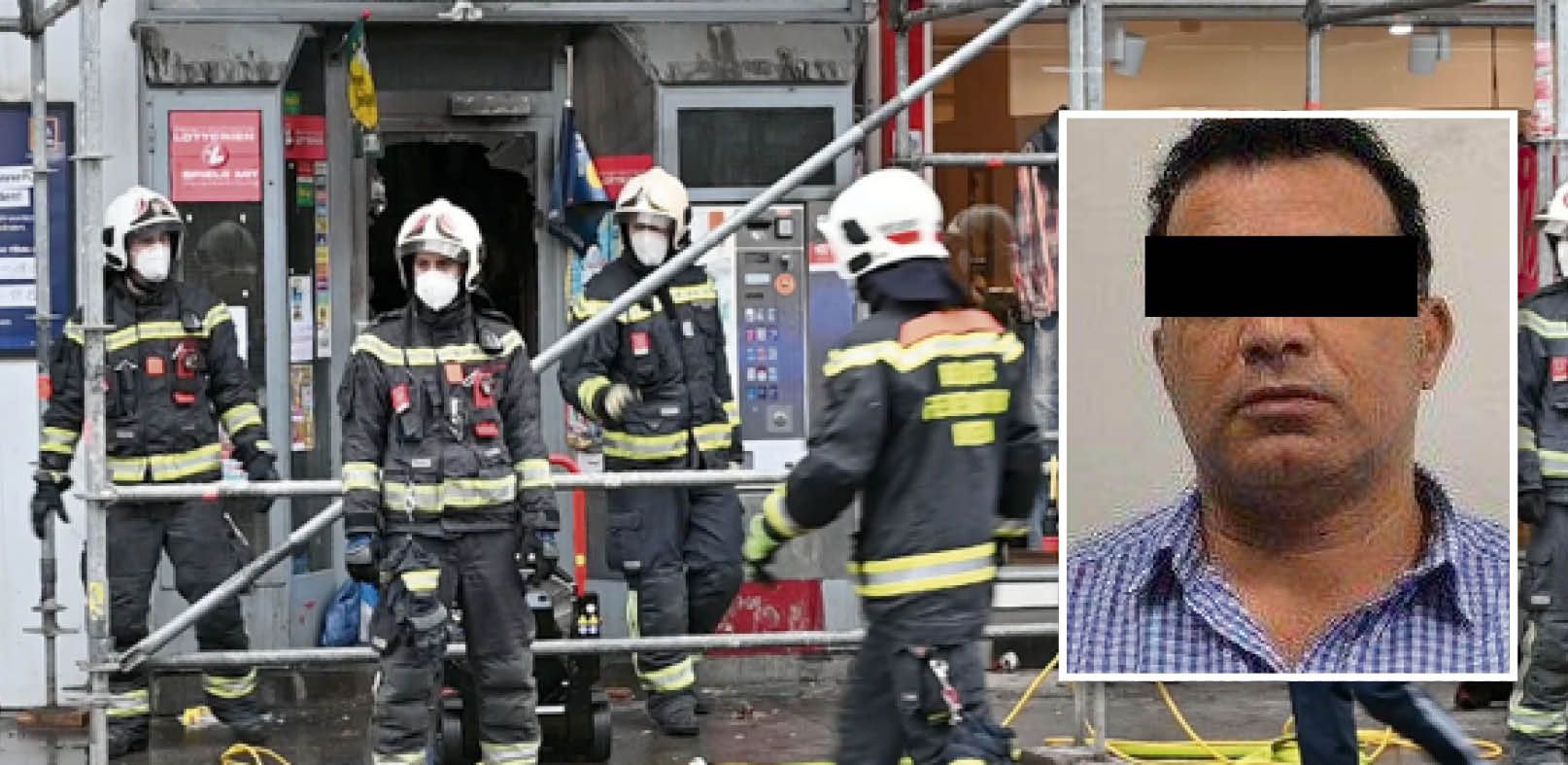 Der Verdächtige und der Tatort in der Nussdorfer Straße