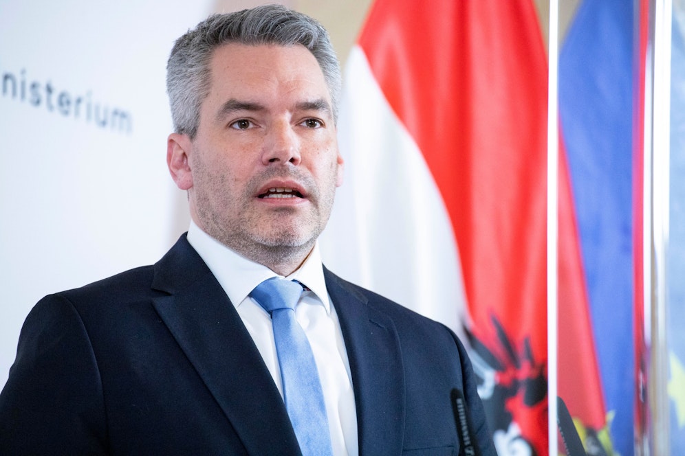 Innenminister Karl Nehammer kritisiert FPÖ-Klubchef Herbert Kickl.
