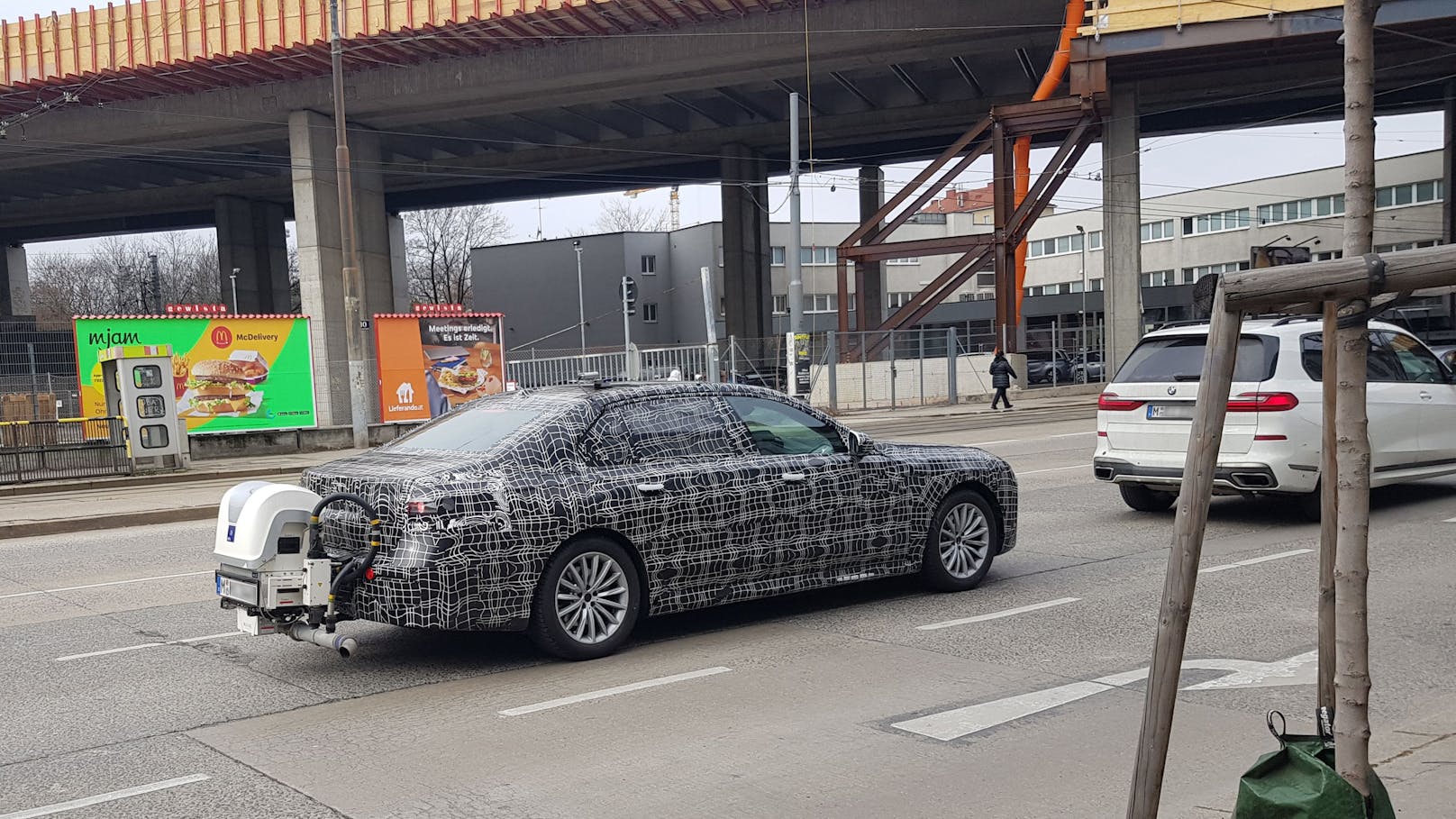 BMW testet den neuen 7er auf Wiens Straßen.