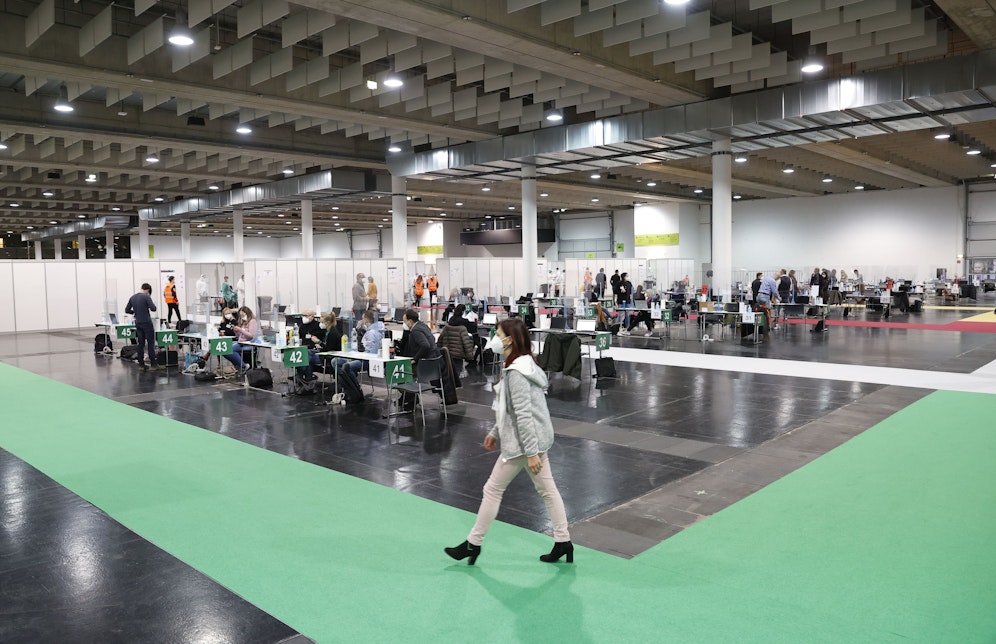  Corona-Massentests in der Steiermark (Archivfoto vom Dezember 2020). 
