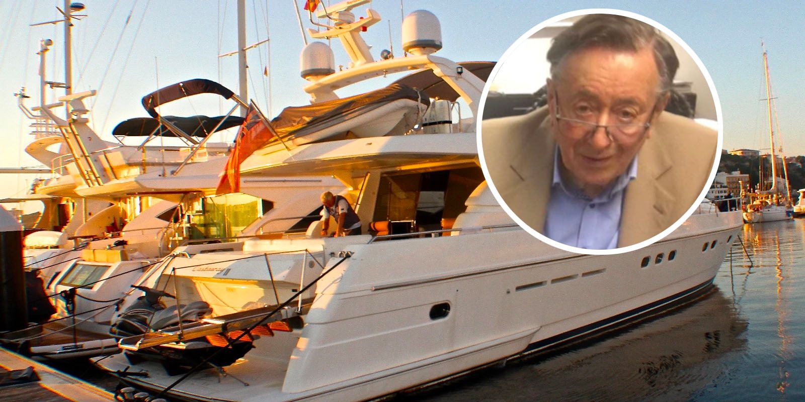 Die Yacht, auf der Lugner in See stechen wird